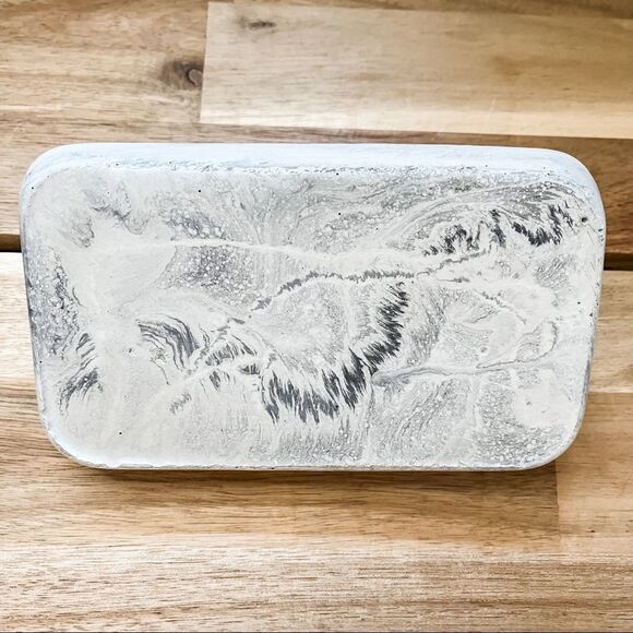 Marbled cement phone & ring holder - Picture 9 of 11